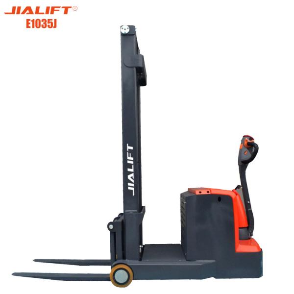Buy cheap Electric Counterbanlanced Stacker Pedestrian Forklift 1000kg Lifting Height 3500mm from wholesalers