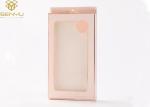 Pink Cell Phone Case Retail Packaging Boxes For Mobile Phone Cover Box