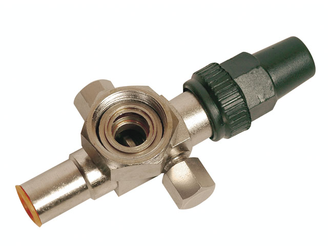 Angle valve rotalock 1-1/8 soldered refrigeration valve