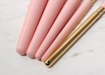 Vonira Gold Nude Pink 19 Pieces Natural Hair Makeup Artist Brushes