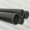 Buy cheap High Modulus Glossy Woven Carbon Fiber Tube Heat Resistance from wholesalers