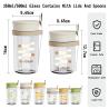 Buy cheap Versatile Long Spoon Reusable Overnight Oats Jar Leak Proof Wide Mouth from wholesalers