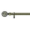 Buy cheap Anti-Brass Plain Rod Curtain Rods Set With Hollow Iron Finial from wholesalers