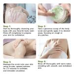 OEM Natural Herbal Body Scrub With Turmeric Rice Bran Oil Aloe Vera For Glowing