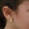 Buy cheap Micro Insert Technology Sterling Silver Children's Body Jewelry Giraffe Stud Earrings from wholesalers