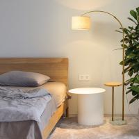 Buy cheap wireless charging coffee table floor lamp contemporary sofa side standing product