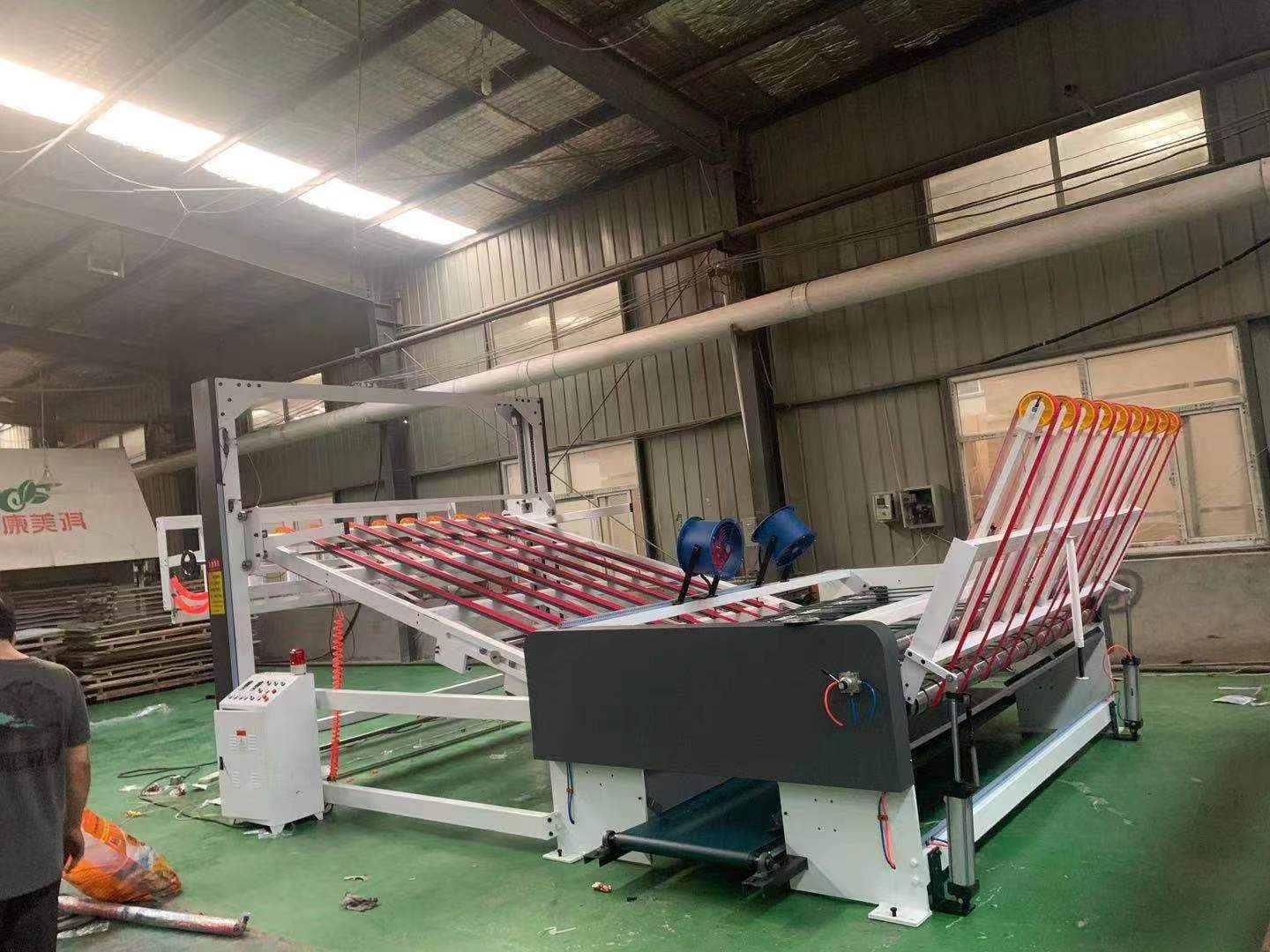 Corrugated Board Stacker Machine with Boil/Slitter Scorer/Gluer Pasting Equipment
