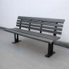 Buy cheap Street Patio Outdoor Recycled Plastic Benches With Sandblasting Powder Coating Finsh from wholesalers