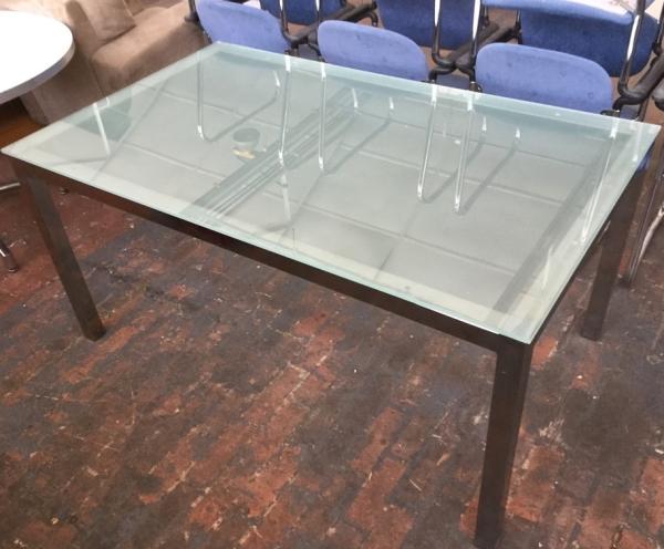 Buy cheap 15mm Ultra Clear Toughened Glass Dining Table Top , Rectangle Tempered Glass Coffee Table Top For Living Room Easy Cleaning from wholesalers