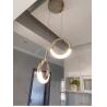 Buy cheap Luxury Crystal Chandelier For Staircase Led Home Decor Light Fixture Modern Creative Rings Chandelier(WH-NC-53) from wholesalers