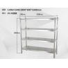 Buy cheap Rust Free Stainless Steel Storage Metal Shelves For Warehouse / Cold Room ISO9002 from wholesalers