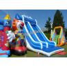 Buy cheap Giant Wave Blow Up Dry Slide 21 Feet High Blue / White With 2 Years Guarantee from wholesalers