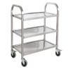 Buy cheap RK Bakeware China Foodservice NSF Winco Suc-30 3-Tier Stainless Steel Food Trolley from wholesalers