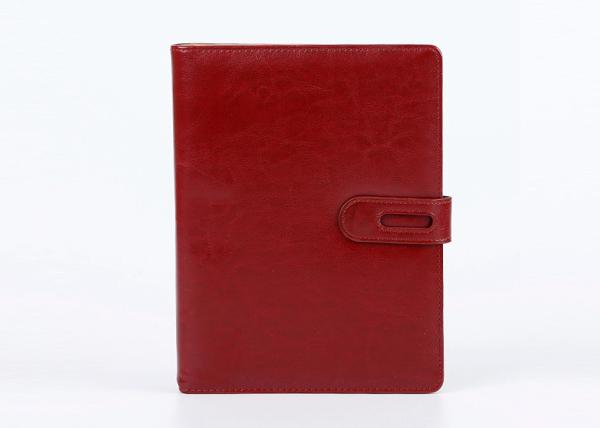Buy cheap PU Leather Hard Cover Notebook Planner / Journal Flexor Printing With Pen from wholesalers