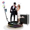 Buy cheap Automatic Rotating Spinner 360 Photo Booth Platform For Wedding Promote Relationship from wholesalers