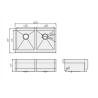 Buy cheap Household Double Bowl Kitchen Sink Low Noise With Thick Sound Reduction Pad from wholesalers