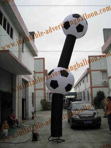 Durable Advertising Inflatable Air Dancer With Football Shaped of Celebration