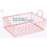 Buy cheap Metal Wire storage basket,rose gold metal wire storage basket for kitchen bathroom office, metal chicken wire storage ba from wholesalers