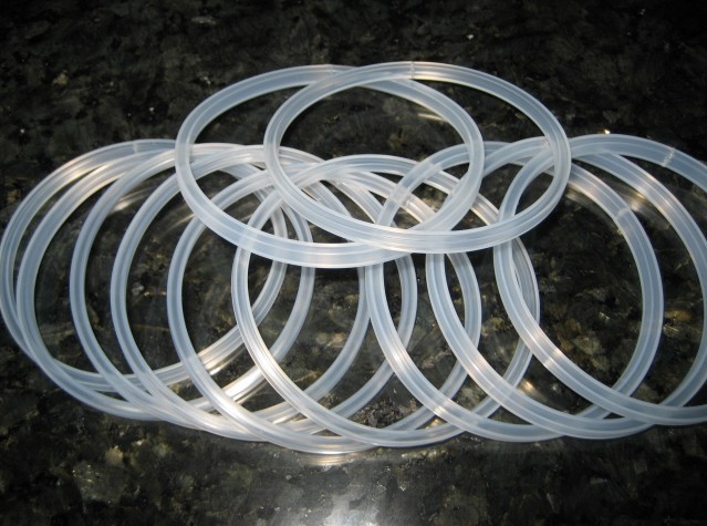 Soft Flexible High Temp Silicone Gasket , Food Grade Silicone Rubber Gasket
