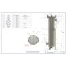 Buy cheap Restaurant Bag Filter Housing with 62KG Weight and 316 Stainless Steel Material from wholesalers