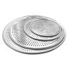 Buy cheap commercial 10 inch pizza bandeja para hornear punch pizza tray moldes para pizzas silver pan with holes from wholesalers