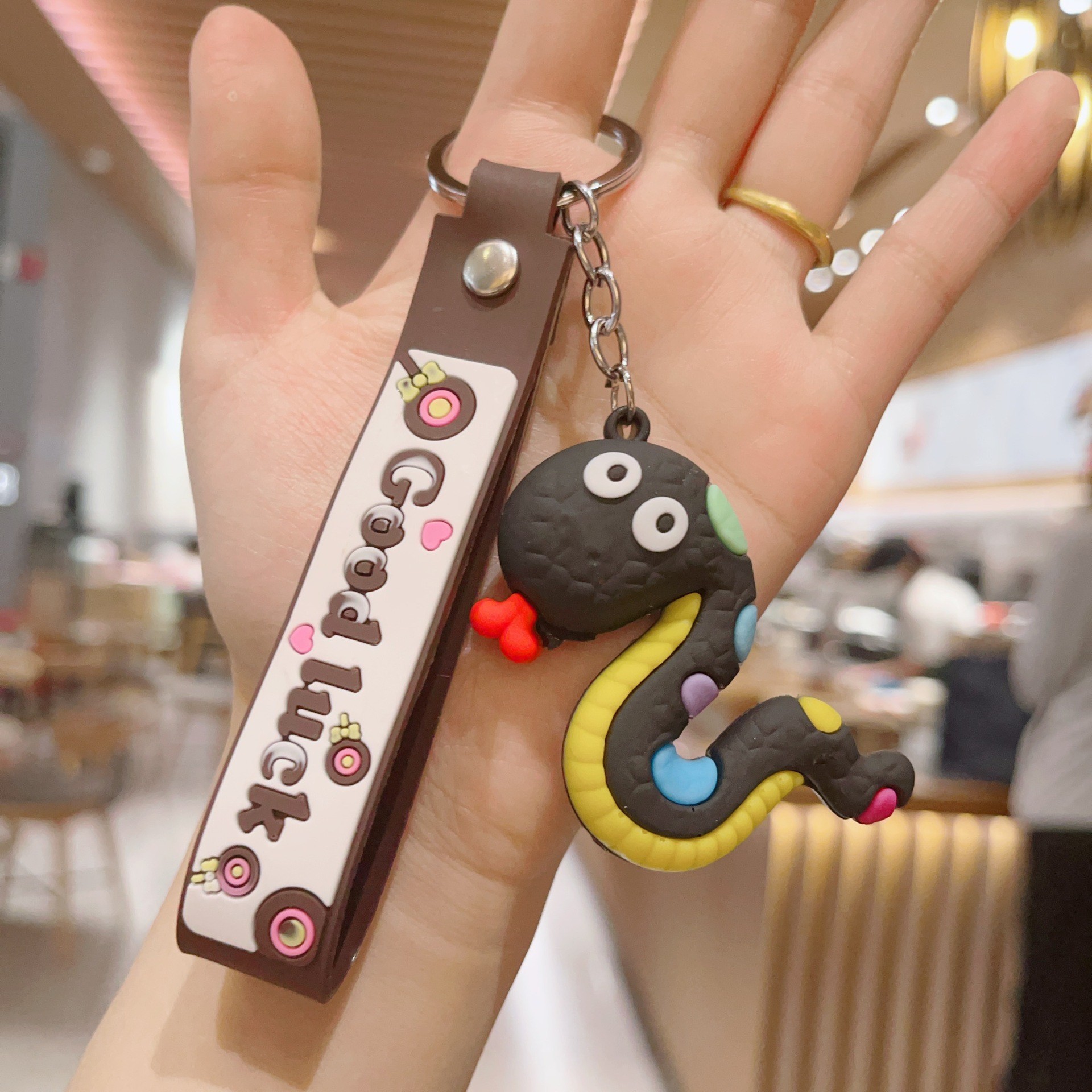 Adorable Cartoon Silicone Keychain Cute Kawaii Anime Cool Keychains For Backpacks Space Keychain Christmas Birthday Gift