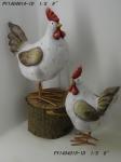 S017TC Unique Rooster Animal Garden Ornaments Weather Resistant