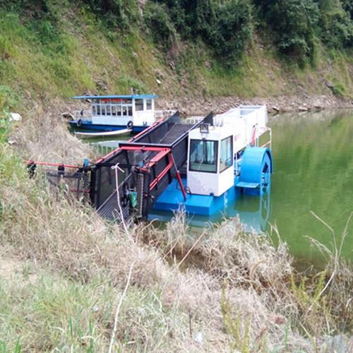Buy cheap Water Grass Clean Garbage Collection Aquatic Trash Skimmer Weed Mowing Boat from wholesalers