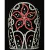 Buy cheap Red flower easter spring pageant crowns and tiaras 10 inch tall silver plating adjustable band pai crown jewelry custom from wholesalers