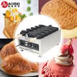 Stainless Steel Electric Taiyaki Machine with Long Service Life and 375*700