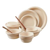 Buy cheap OEM Disposable Paper Tableware 10.25 Inch 7 Inch Biodegradable Paper Bowls product