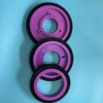 Stenter Machine Parts Artos Lk Finishing Machine Parts Brush Wheel Black Nylon