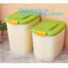 Buy cheap 20KG 53L pet food pp plastic box container for storage, Large Dog Treats Canister Ceramic Pet Food Storage Container wit from wholesalers