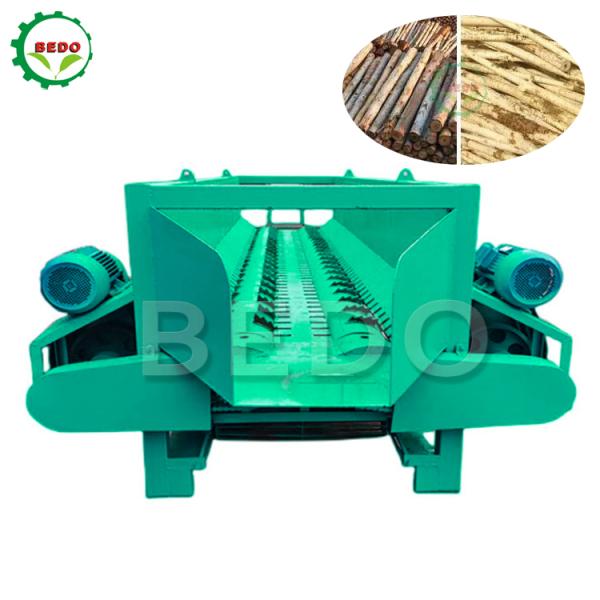 Buy cheap 3000KG Carbon Steel Wood Logs Peeling Machine 95% Peeling Rate from wholesalers