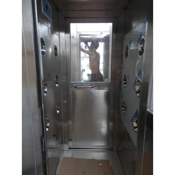 Auto Far Infrared Sensor Stainless Steel Air Shower Room For Seafood Workshop