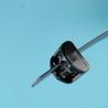 Buy cheap 1/2" Push In Saddle Cable Clamp Black Plastic Square Nylon Cable Holder from wholesalers