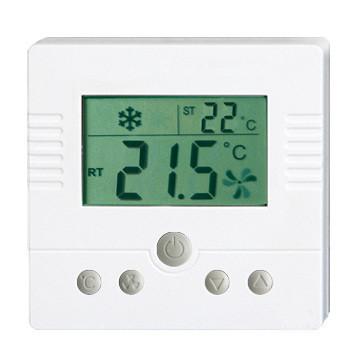 Buy cheap 3 Speed Fan Coil Thermostat 100~240VAC Heating And Cooling Thermostat from wholesalers
