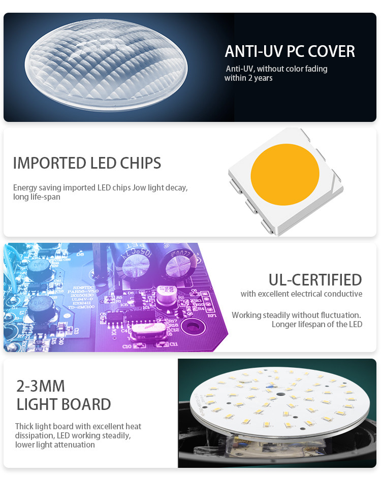 Color Changing Par 56 waterproof lights for swimming pool GX16D RGB IP68 Synchronous Control