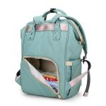 Fashionable Baby Care Nappy Changing Bags , Durable Green Infant Diaper Bag