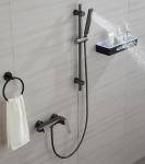 Leakproof OEM Gray Hot Cold Copper Bathtub Faucet
