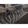 Buy cheap Stainless Steel Concertina Coil Fencing Security Barbed Wire 54-56loops from wholesalers