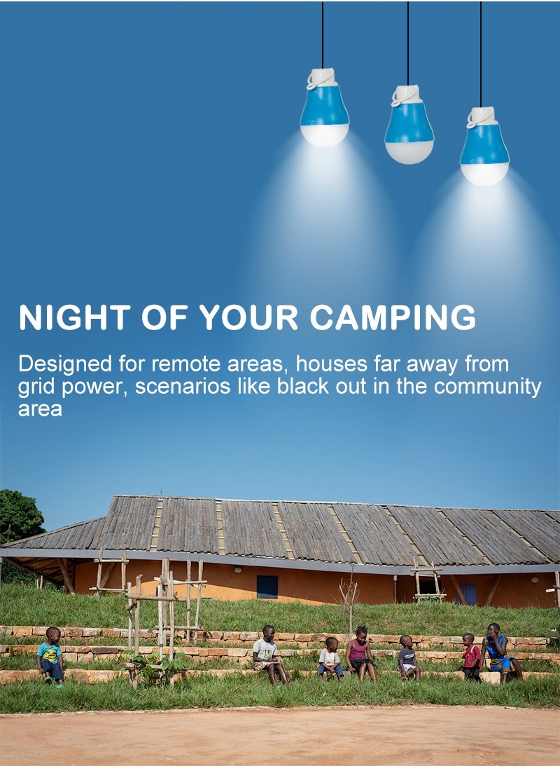 Portable Solar Energy Generator Outdoor Power Mini DC 5W Solar Lights Indoor House