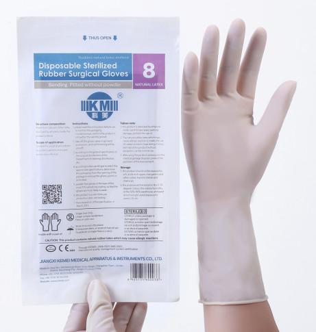 Buy cheap Skin Friendly Medical Exam Gloves , Lightweight Soft Sterile Latex Gloves from wholesalers