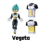 Buy cheap Soft T Shirt For Teenager Boy Anime Clothing Super Saiyan Vegeta Fashion Summer Tee Tops from wholesalers