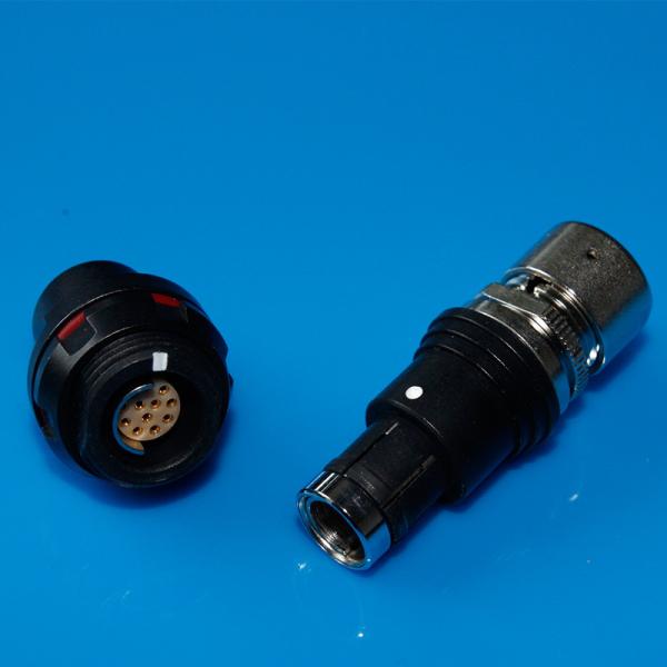 Buy cheap Vacuum Sealed Receptacle Fischer Compatible 2 - 14 Pin Multipole Circular Connectors from wholesalers