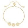 Buy cheap ODM Pull Out 14k Gold Jewelry Smile Face Zircon Charm Bracelet from wholesalers
