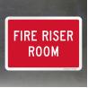Buy cheap Glow In The Dark Photoluminescent Fire Signs Safety Riser Room from wholesalers