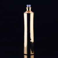 Buy cheap 750ml Colorful Glass Liquor Bottle With Gold Collar Material and end Design for product