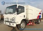 6 Wheeler Isuzu Road Sweeper Truck 6000KG Street Cleaning Vehicles 4 X 2 Truck