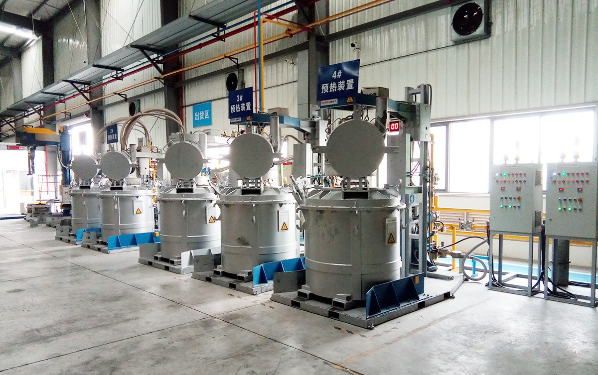Stationary Molten Aluminium Transfer Ladle Preheating System Ladle Preheaters